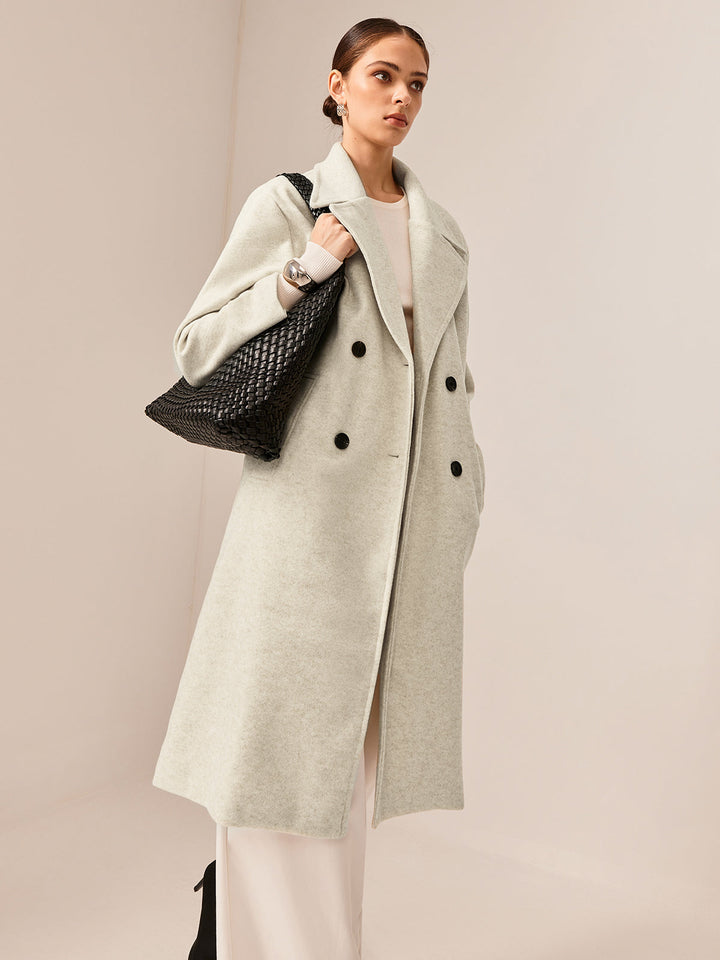 Trench Long Blanc Cassé