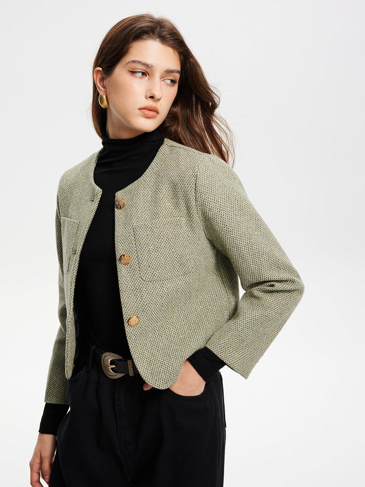 Veste Courte Vert Clair
