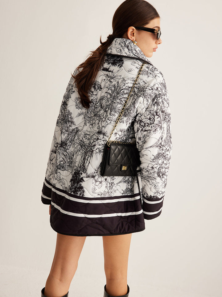 Bedruckte Kimono-Jacke
