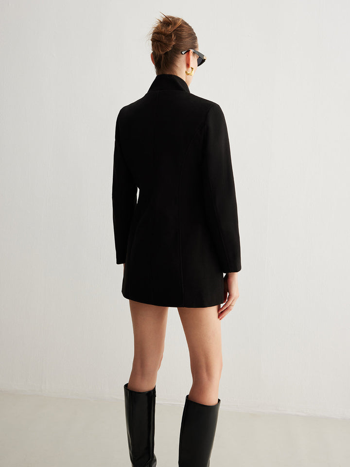 Veste Longue Mélangée