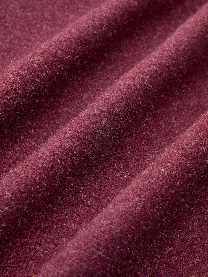 Kurze bordeauxfarbene Jacke