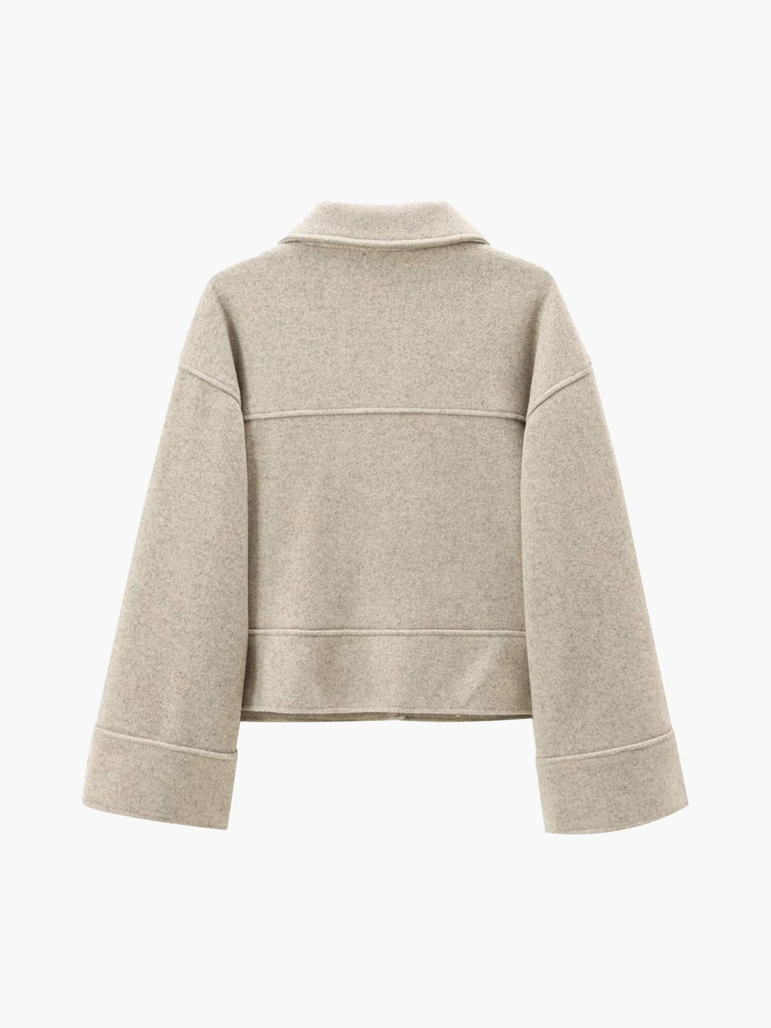 Veste Courte Beige Clair