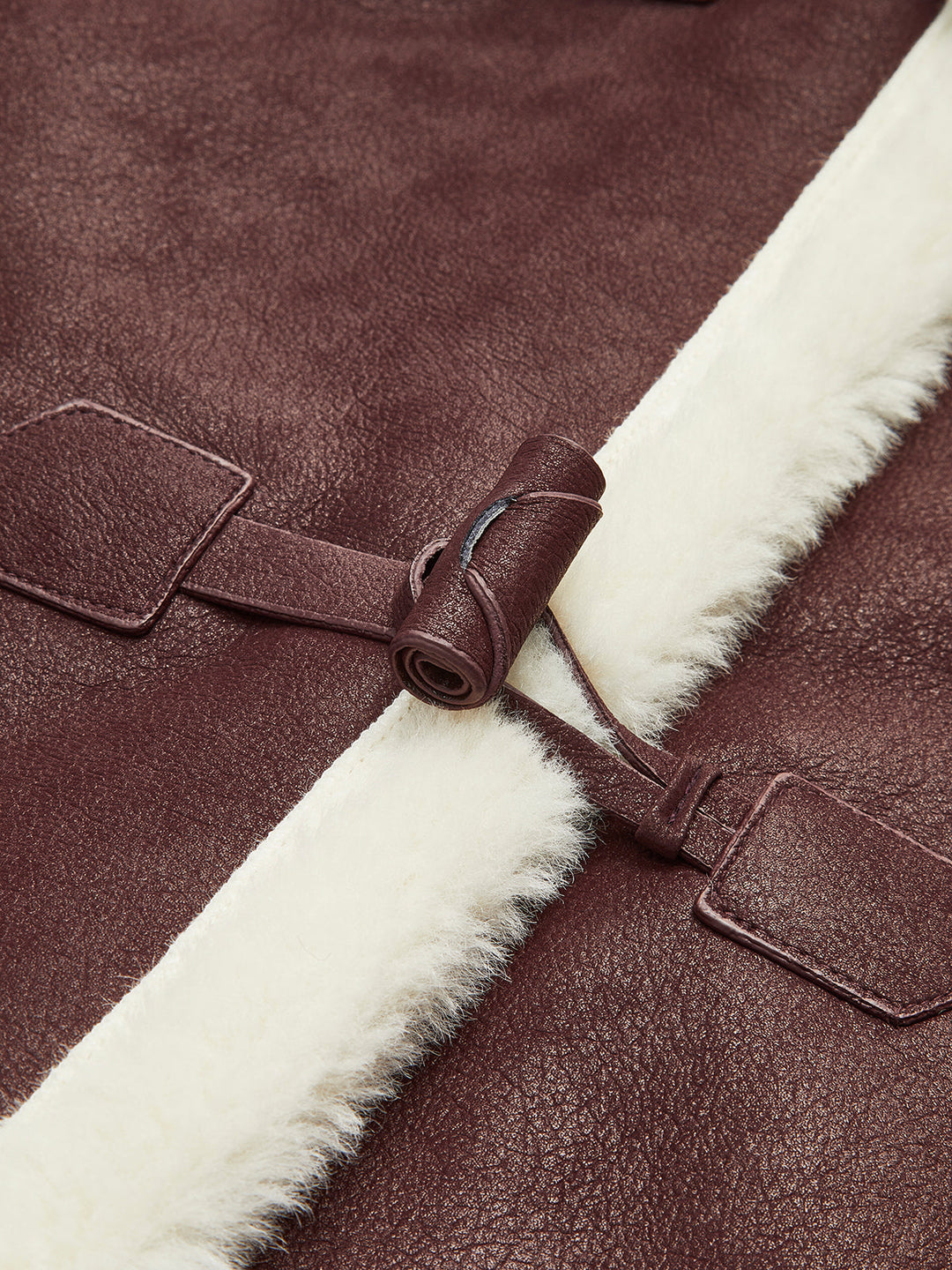 Fliegerjacke aus Kunstfell