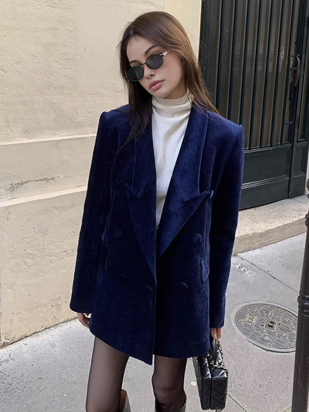 Marineblauer Blazer