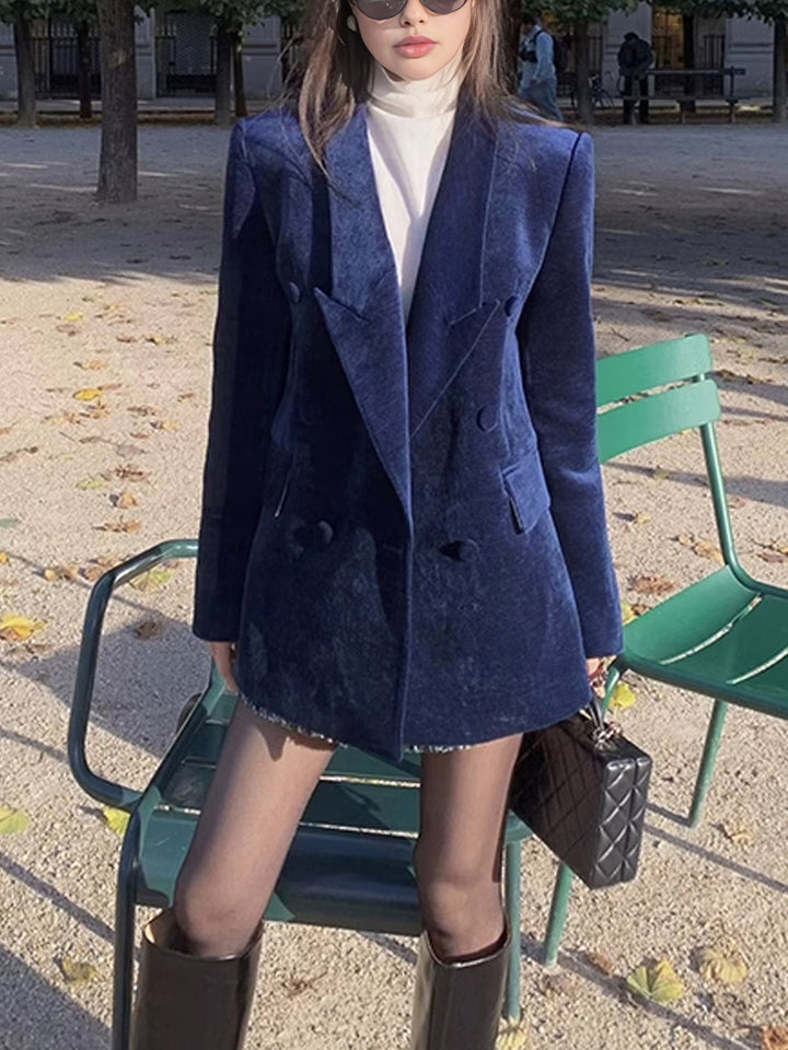 Marineblauer Blazer