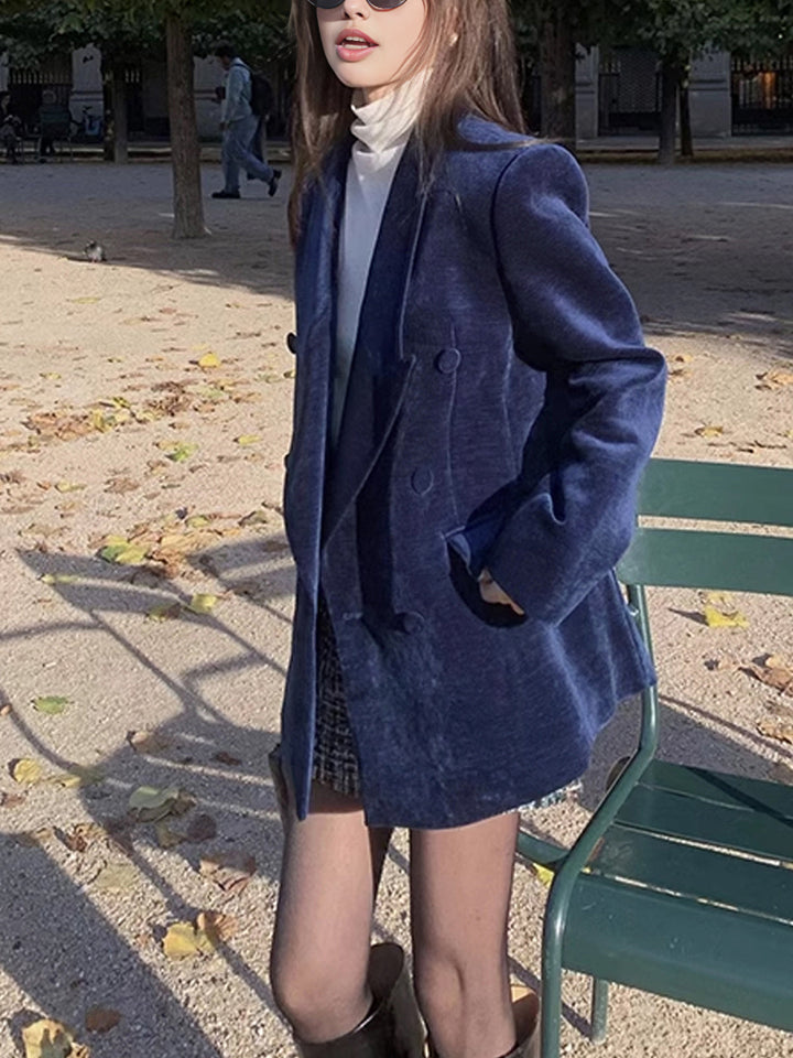Marineblauer Blazer