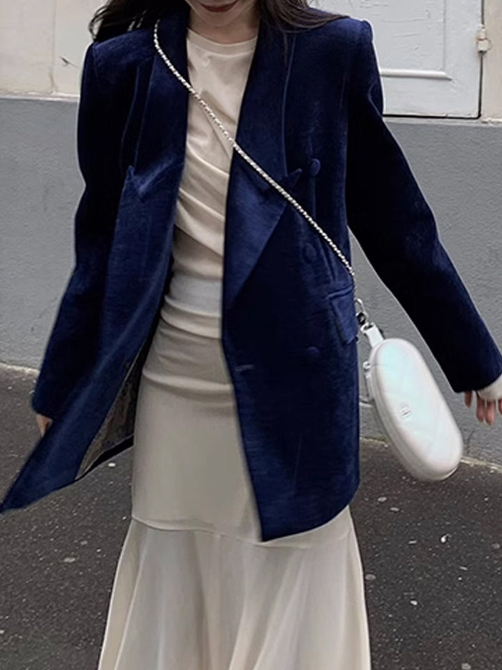 Marineblauer Blazer