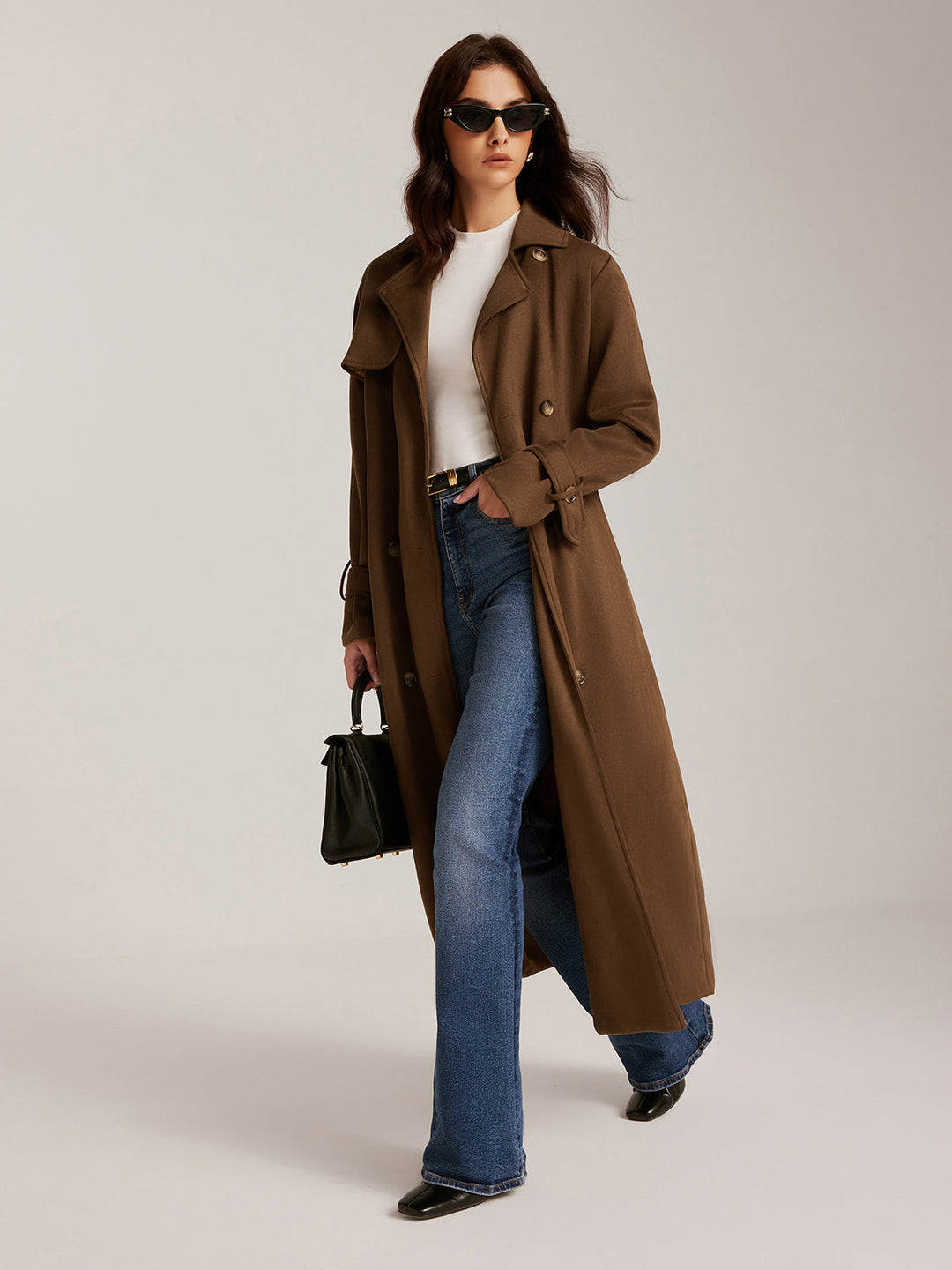 Trench Long Marron