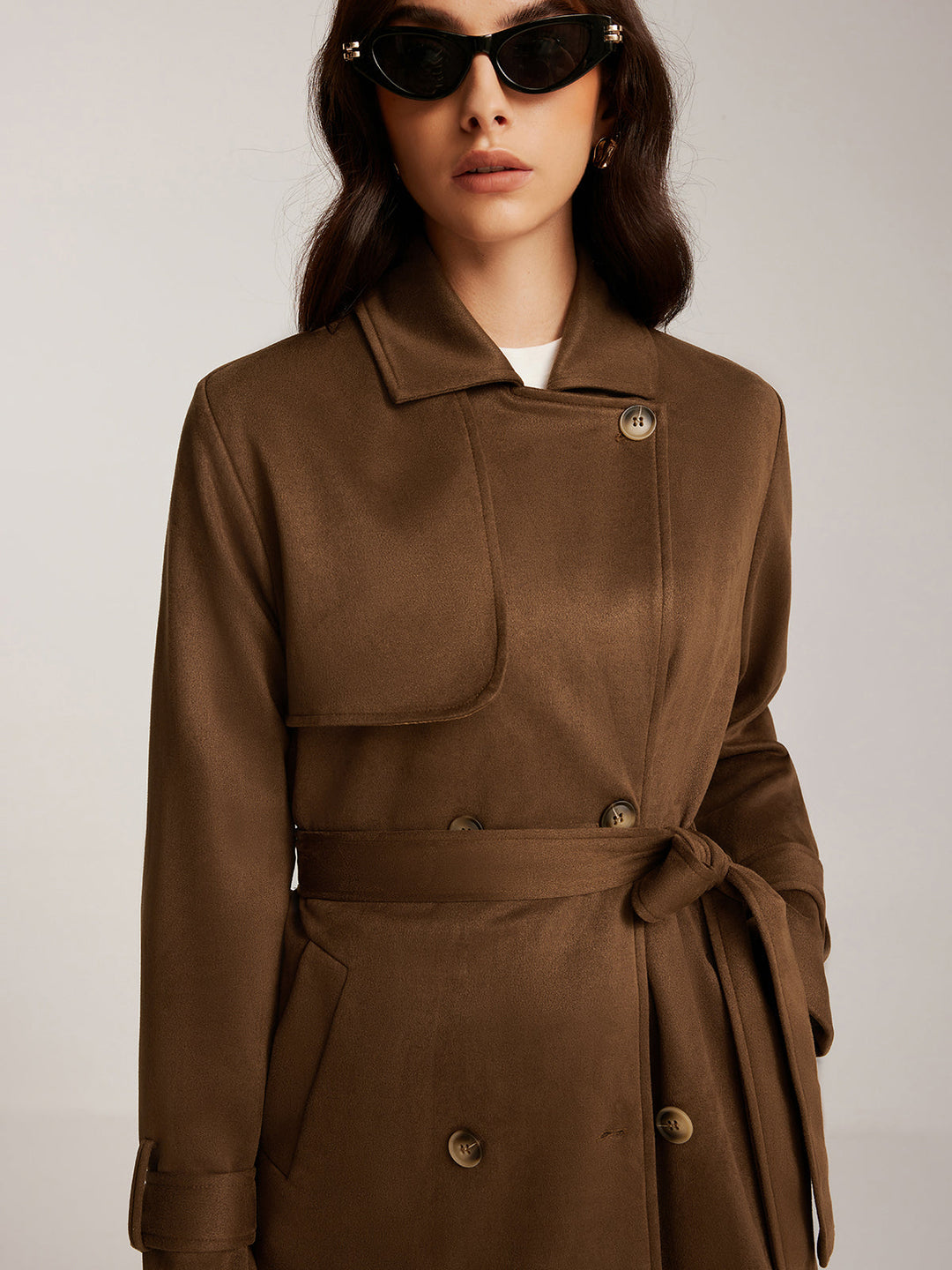 Trench Long Marron