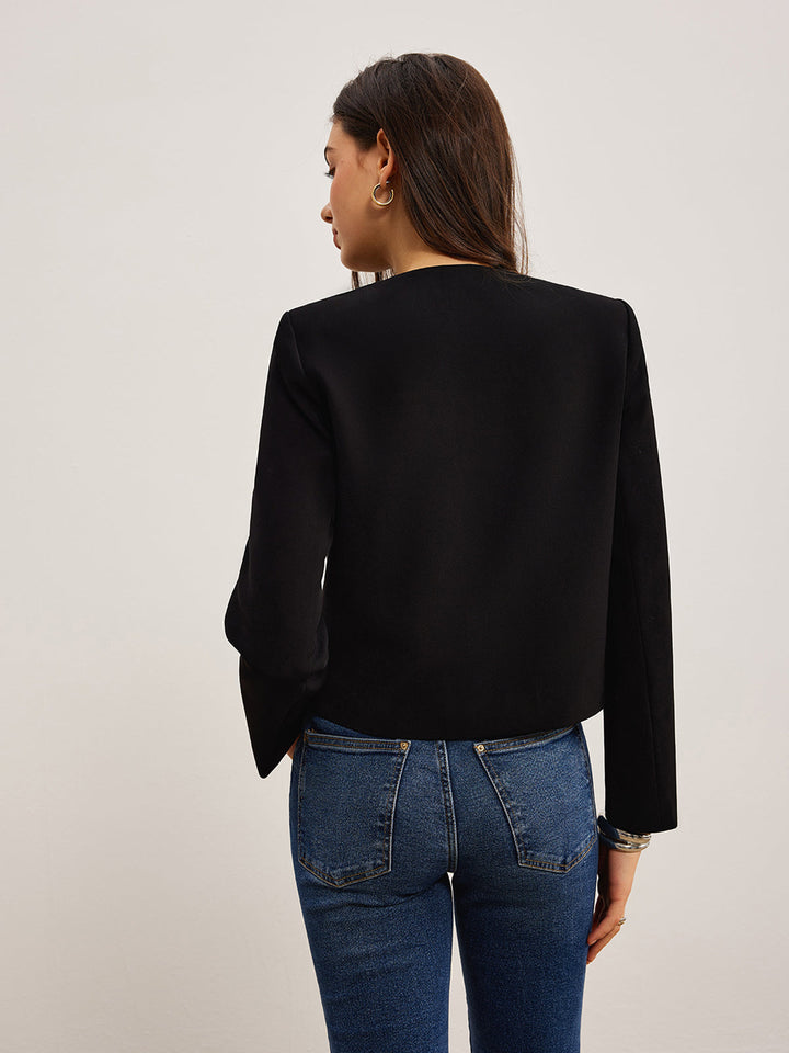Kurze schwarze Jacke