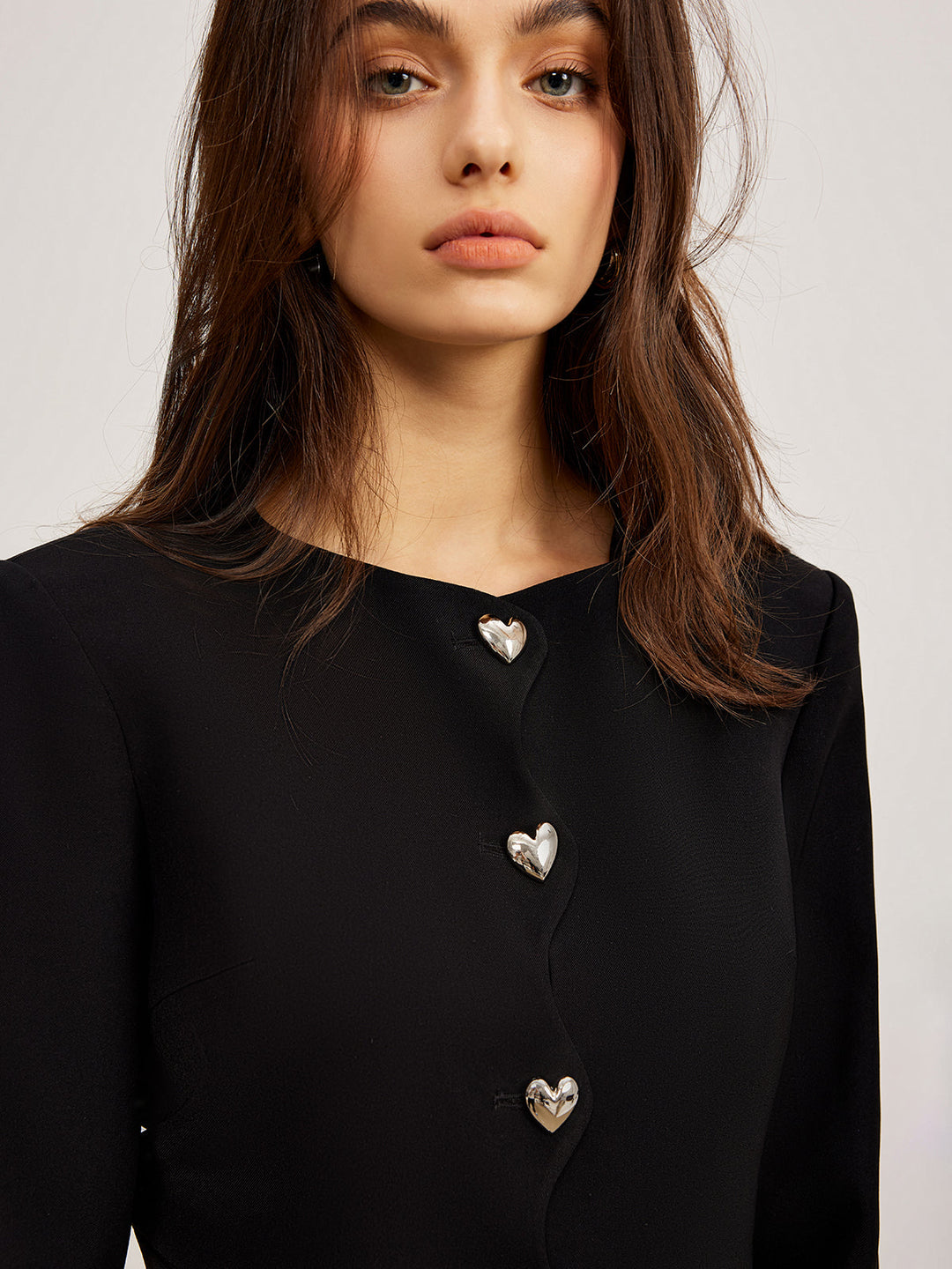 Kurze schwarze Jacke
