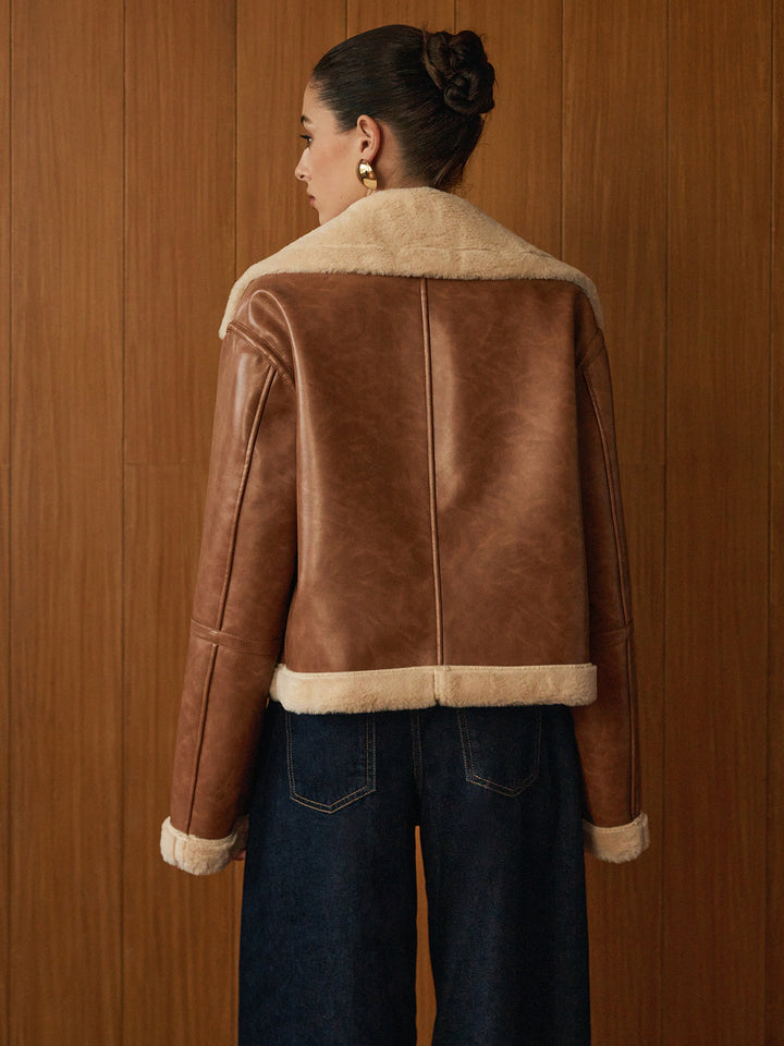 Veste Aviateur Marron