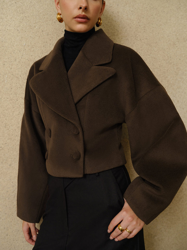 Manteau Court Ceinture Ajustable