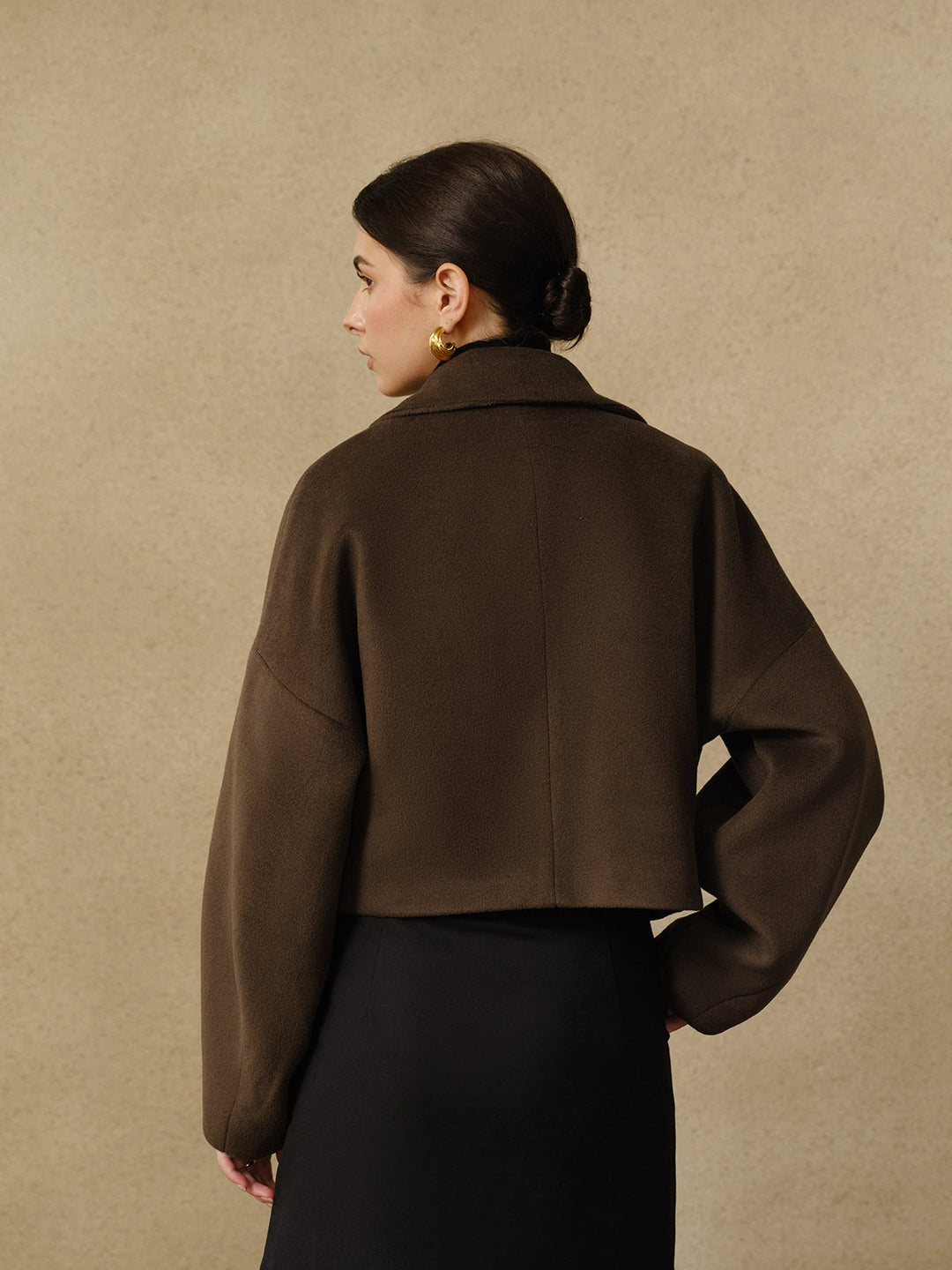 Manteau Court Ceinture Ajustable