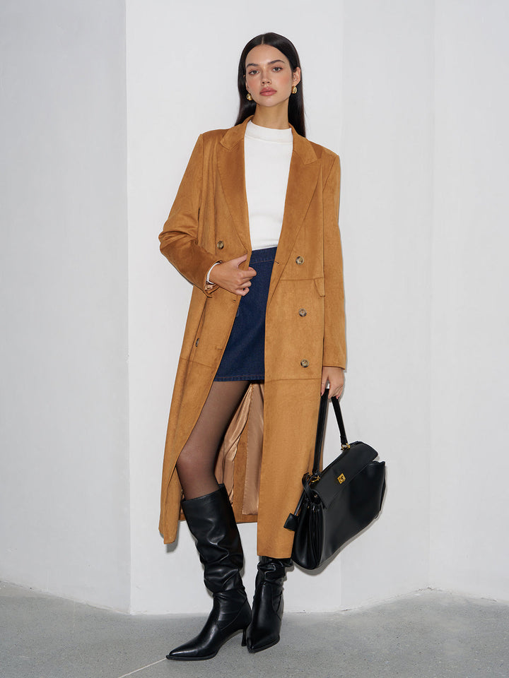Manteau Long Double Boutonnage