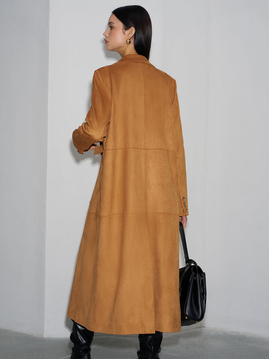 Manteau Long Double Boutonnage