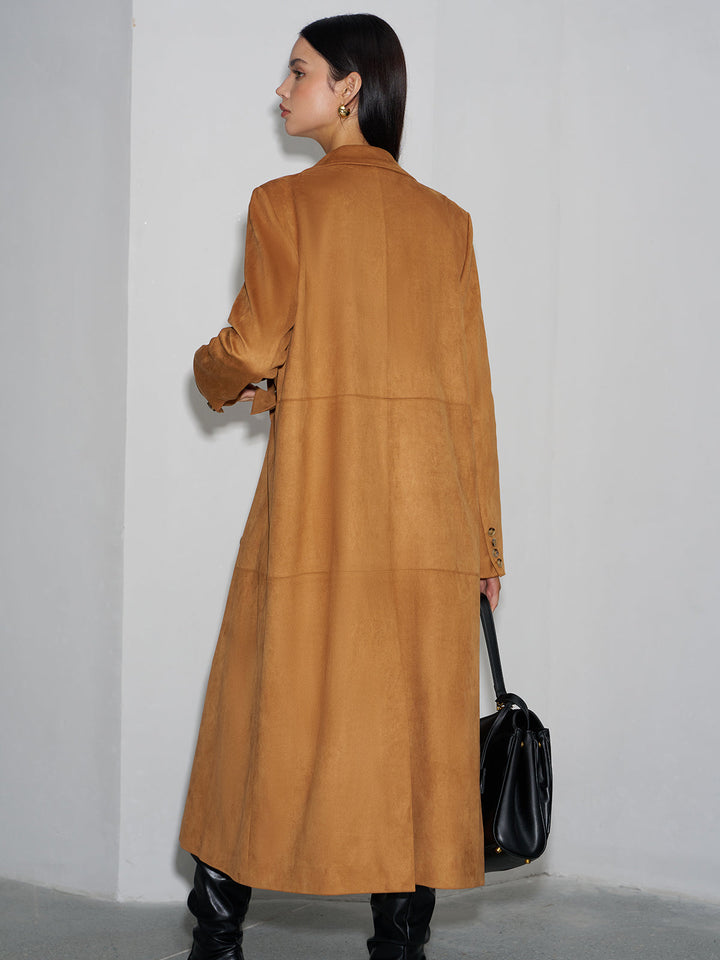 Manteau Long Double Boutonnage