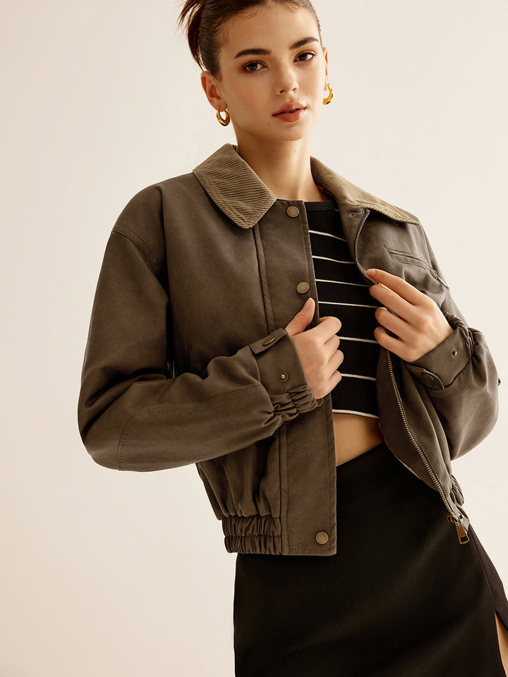 Trendige kurze Jacke