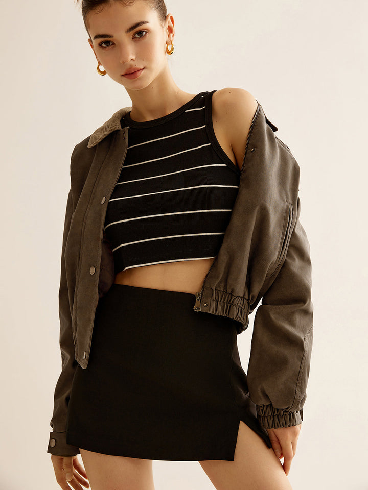 Trendige kurze Jacke