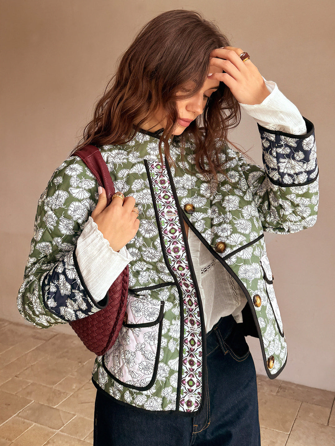 Veste Matelassée Bohème