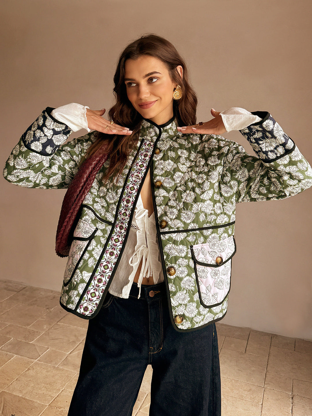 Veste Matelassée Bohème