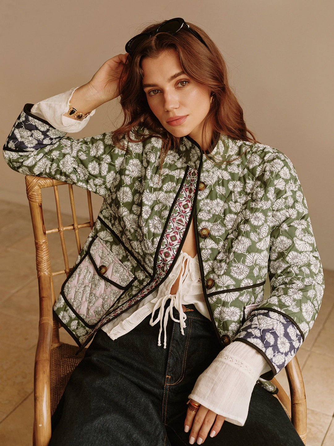 Veste Matelassée Bohème