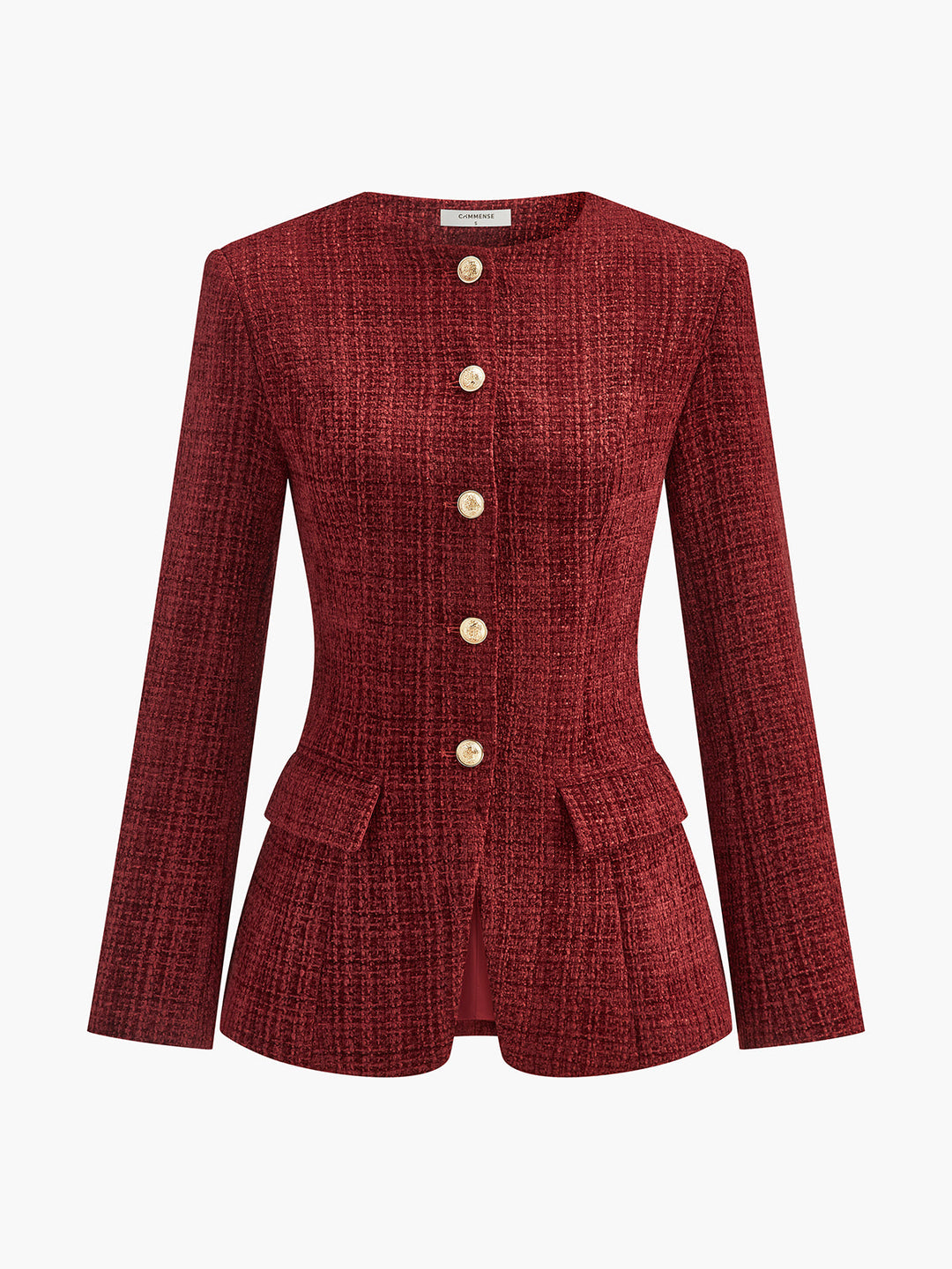 Blazer Cintré Col Rond