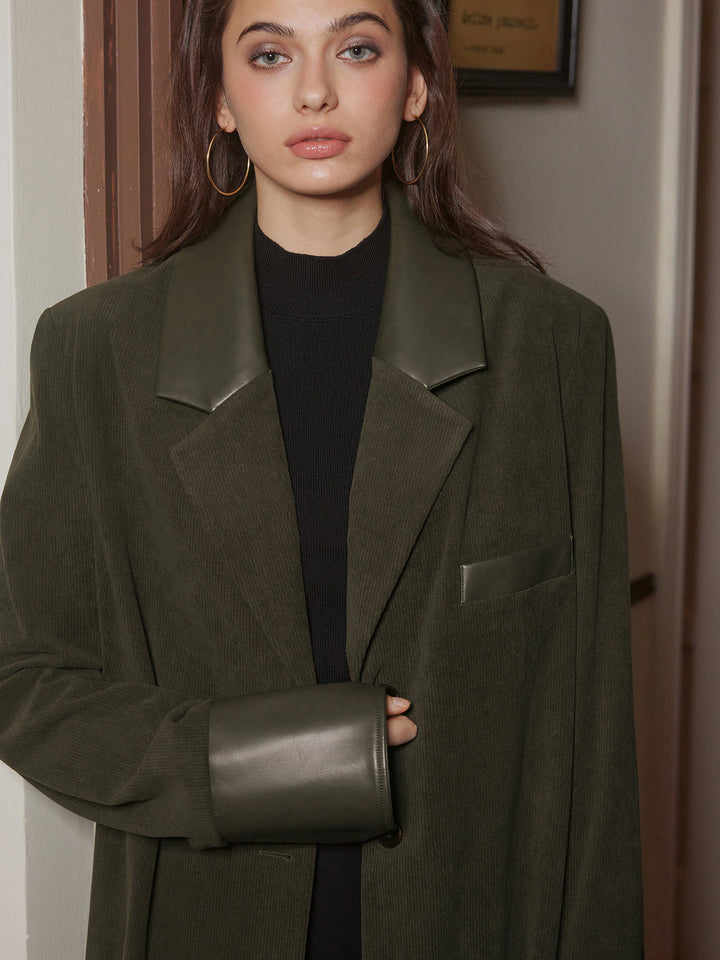 Blazer Oversize Côtelé
