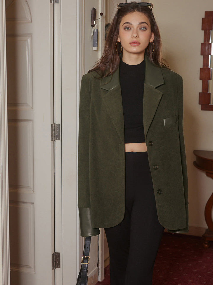 Blazer Oversize Côtelé