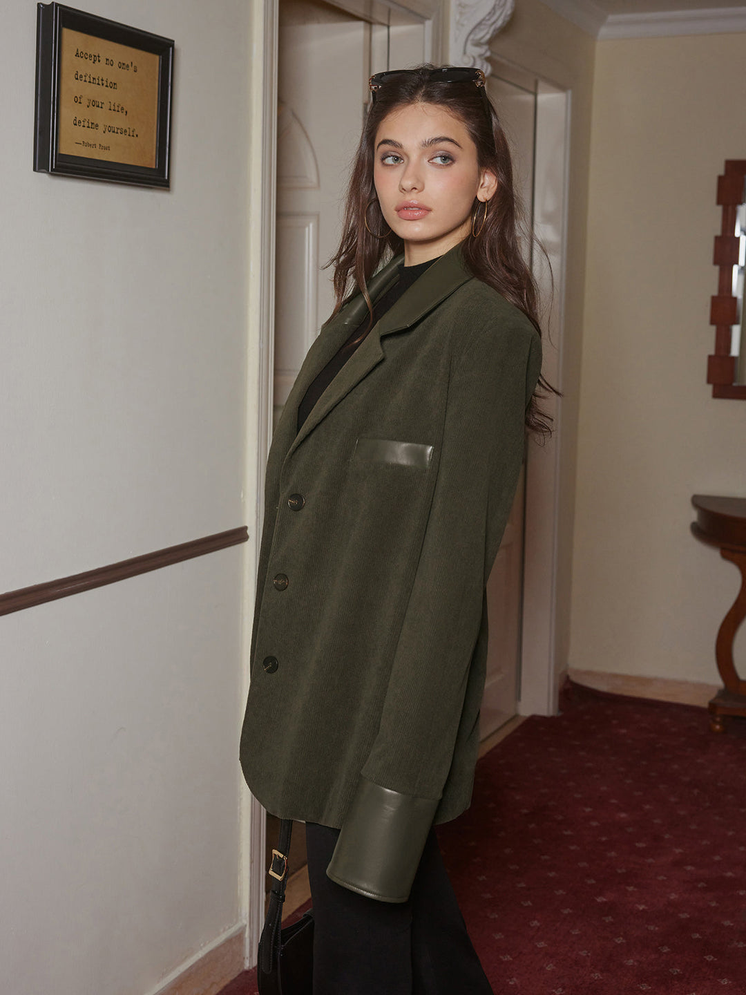 Blazer Oversize Côtelé