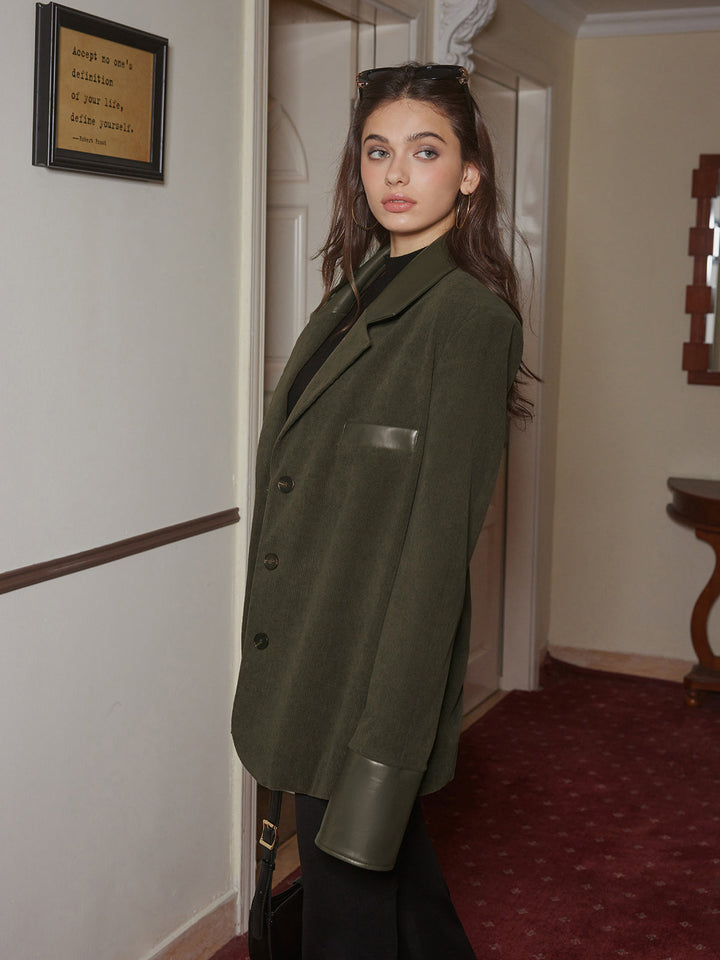 Blazer Oversize Côtelé