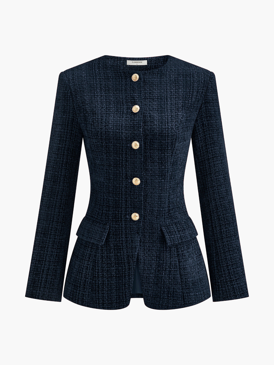 Blazer Cintré Col Rond