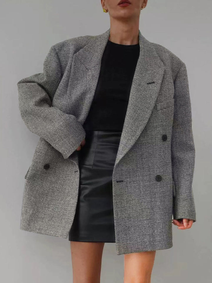 Oversize-Blazer in Grau
