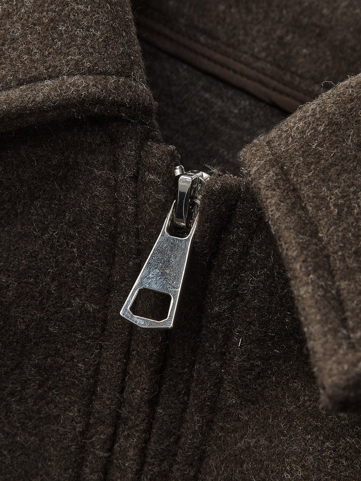 Kurze Jacke mit Reißverschluss