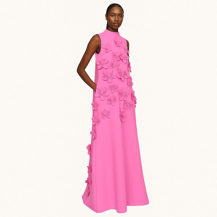 Robe Fuchsia Sculptée