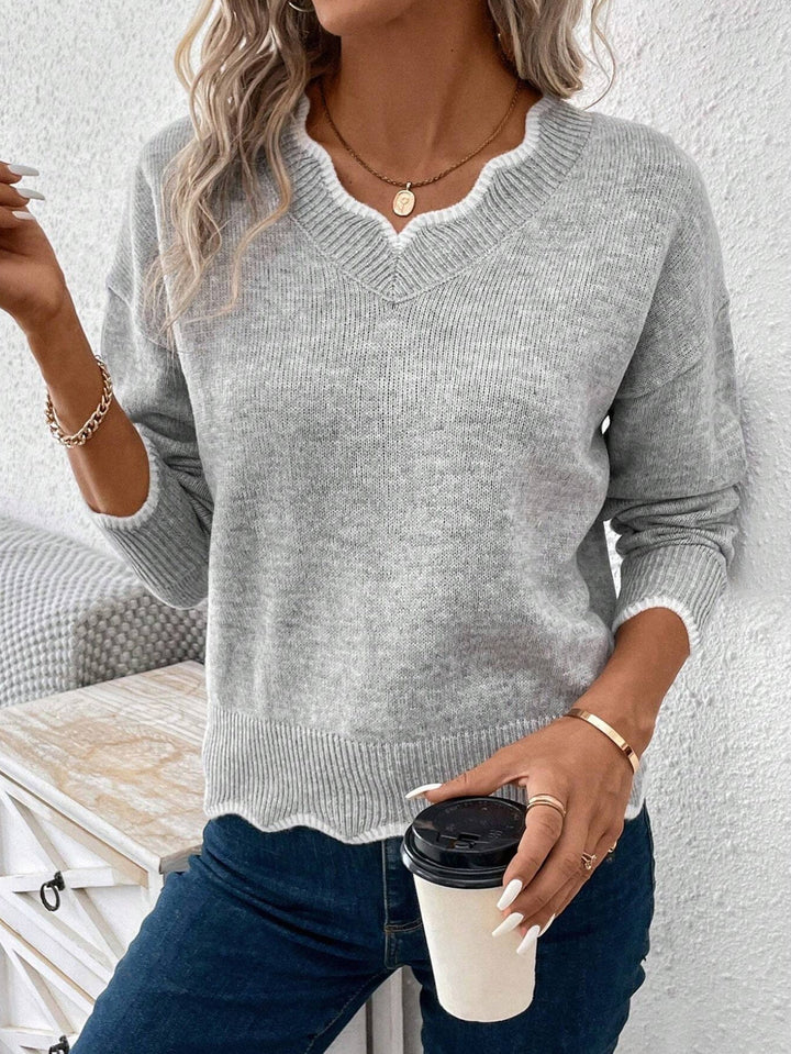 Lässiger Strickpullover