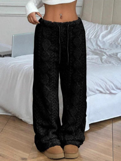 Lässige Plüschhose