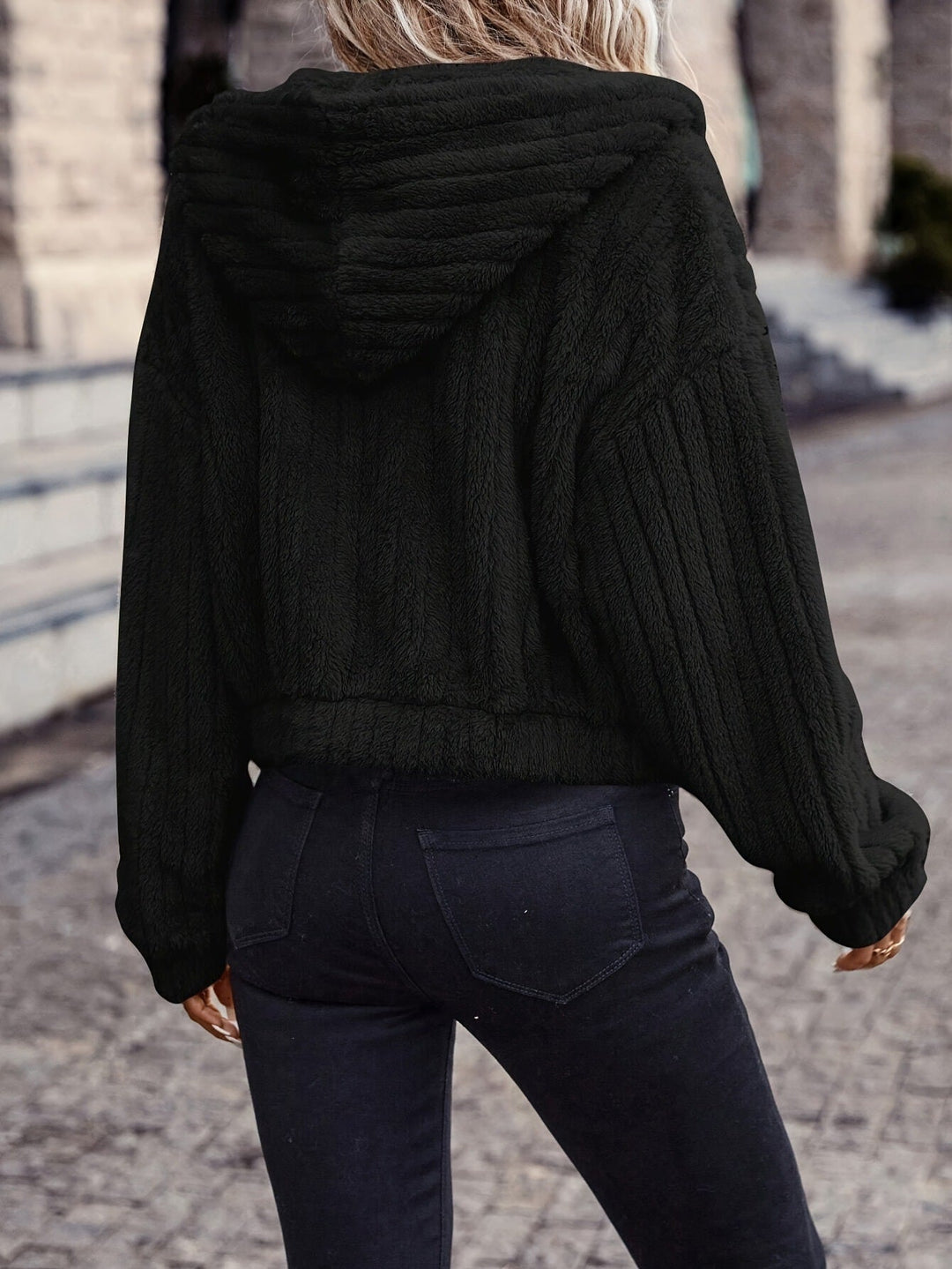 Veste Zippée Double Face