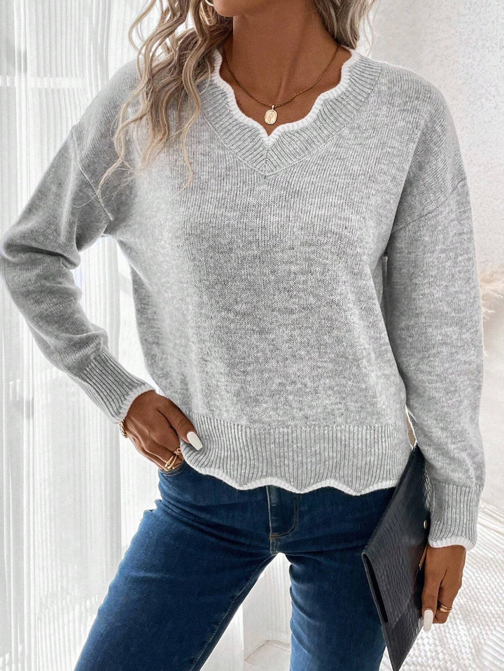 Lässiger Strickpullover