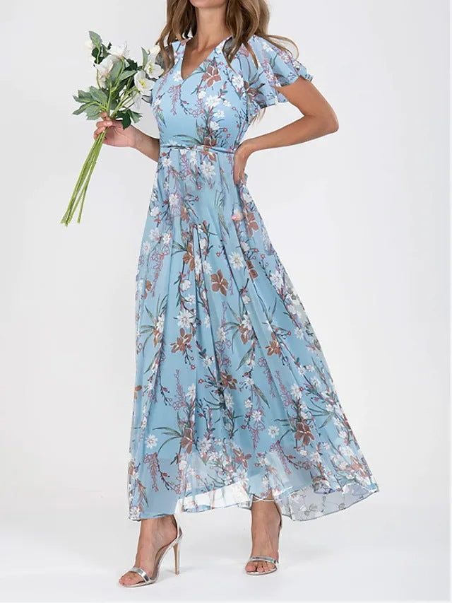 Robe Longue Fleurie Bohème