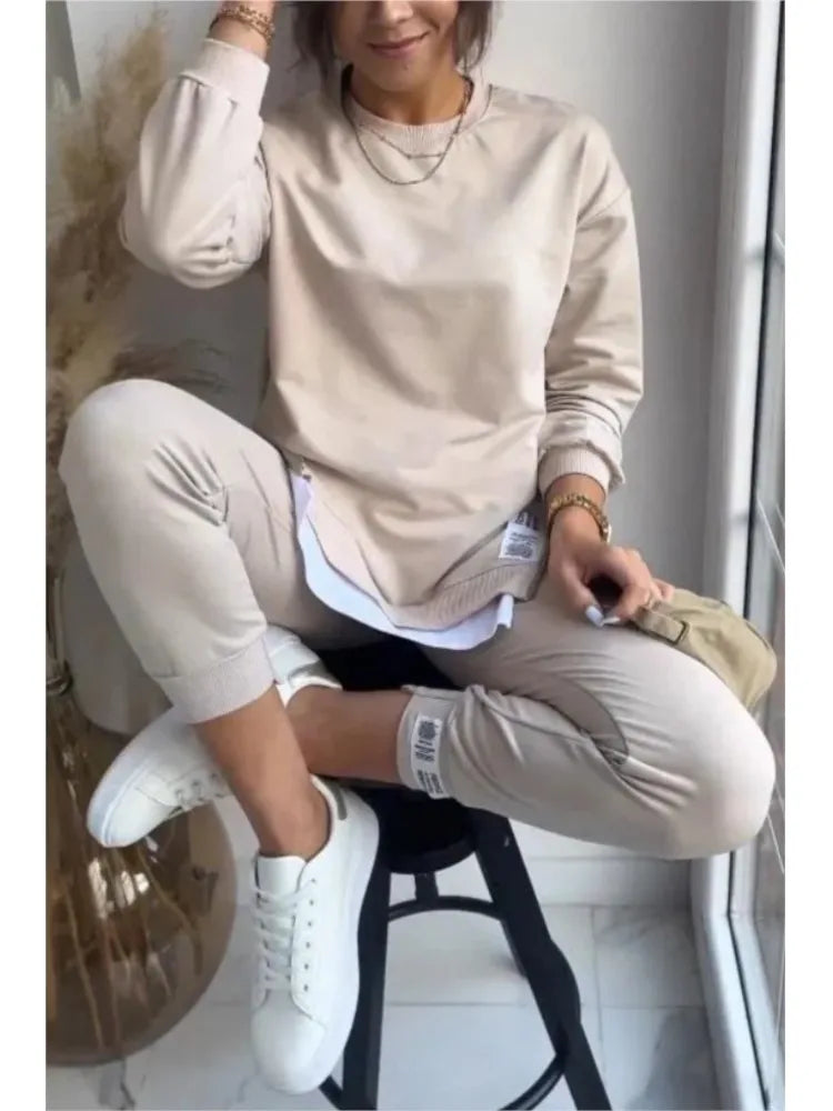 Set aus langärmeligem Sweatshirt