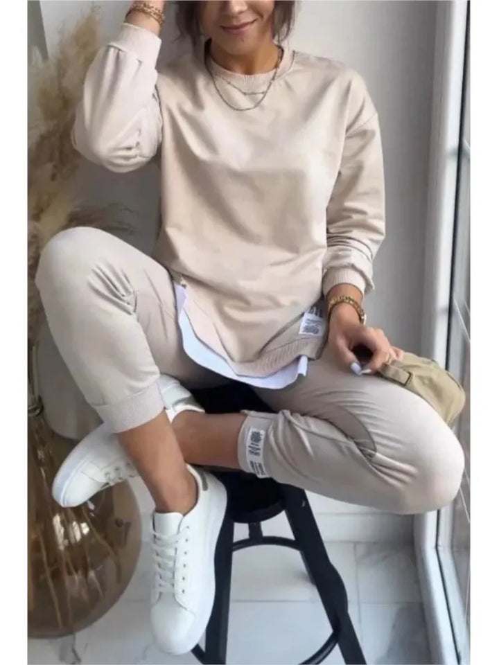Set aus langärmeligem Sweatshirt