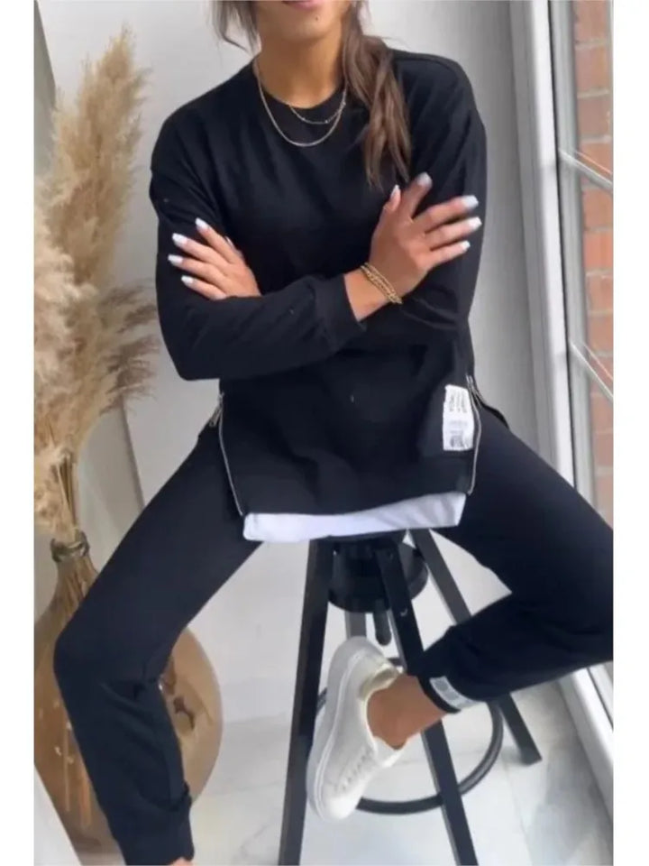 Set aus langärmeligem Sweatshirt