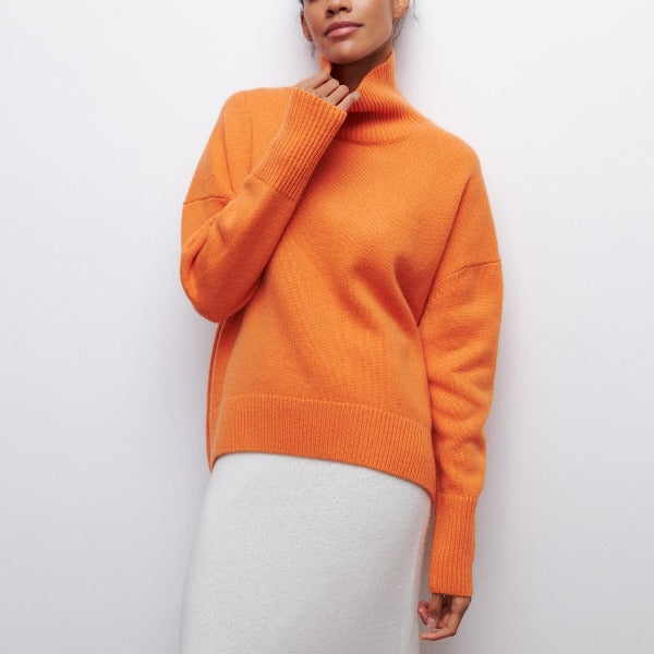 Pull Oversize à Col Roulé