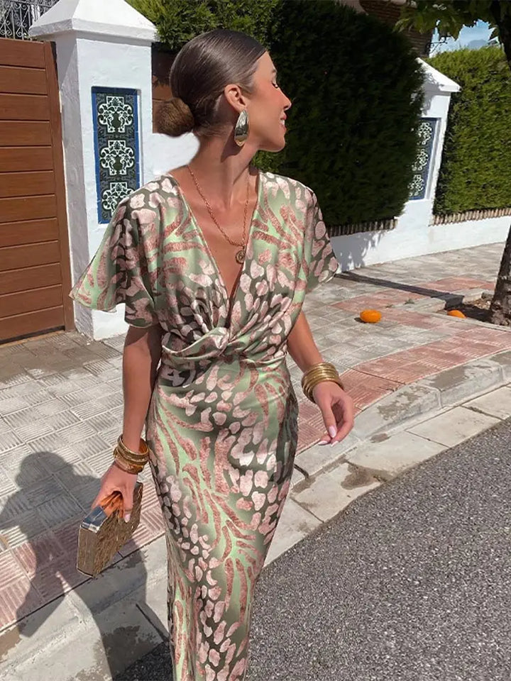 Robe Longue Drapée