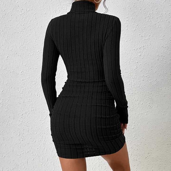 Robe Pull Côtelée