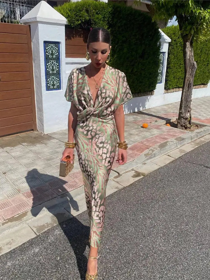 Robe Longue Drapée