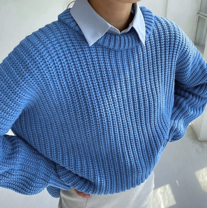 Oversize-Damenpullover