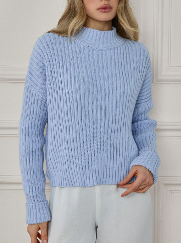 Weicher Damenstrickpullover