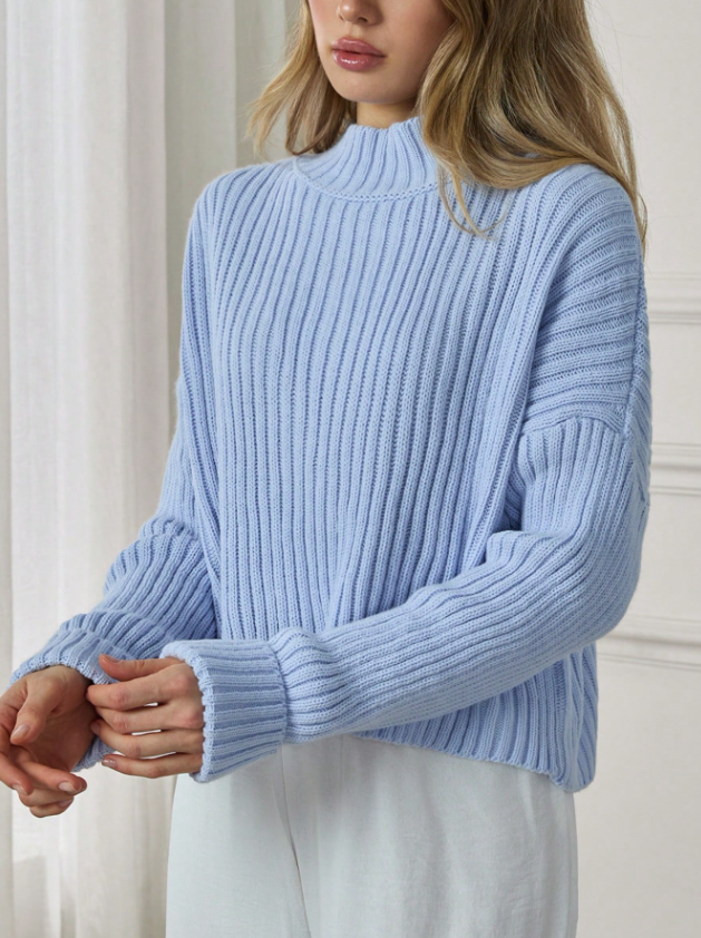 Weicher Damenstrickpullover